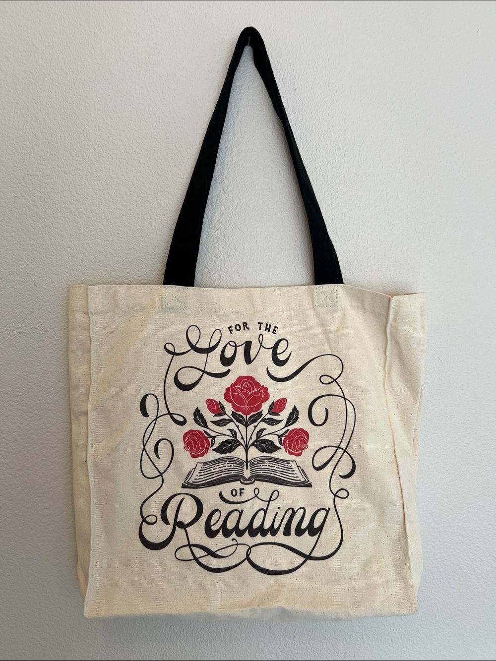 For the Love of Reading tote bag